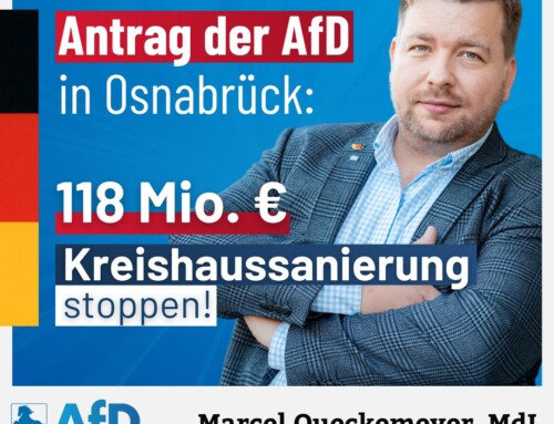 AfD beantragt Stopp der Kreishaussanierung in Osnabrück!