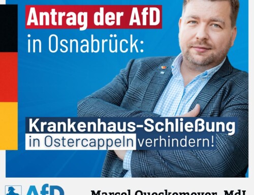 AfD fordert Erhalt des Krankenhauses Ostercappeln