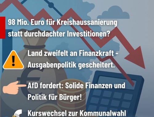 Landkreis Osnabrück vor finanzieller Schieflage – AfD kritisiert unverantwortlichen Umgang mit Steuergeldern