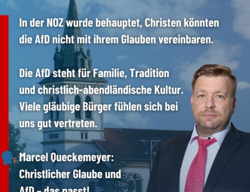 Stellungnahme zum angeblichen Widerspruch zwischen christlichem Leben und der Wahl der AfD