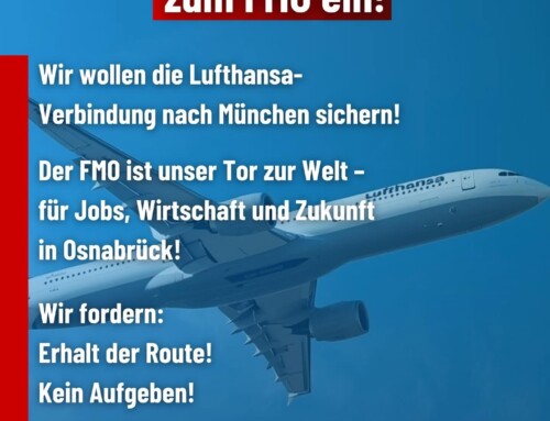 Wir kämpfen für den Erhalt der Lufthansa-Verbindung nach München!