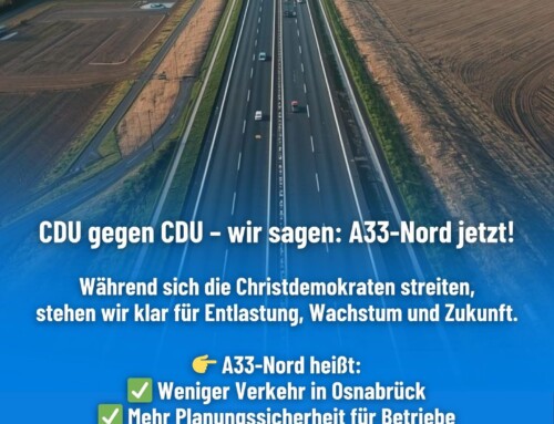 CDU gegen CDU? – A33-Nord spaltet die Christdemokraten!