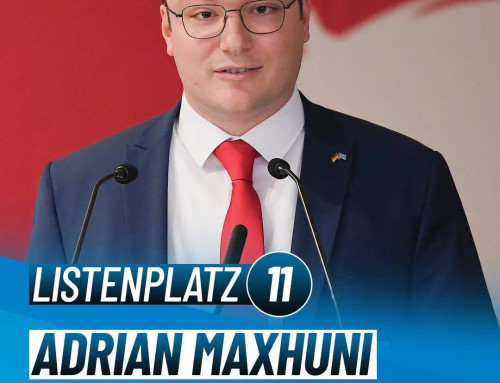 Adrian Maxhuni belegt Listenplatz 11
