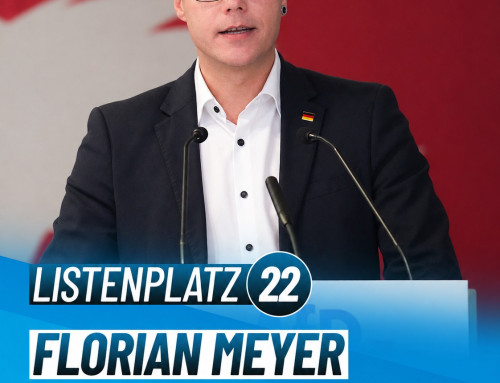 Florian Meyer belegt Listenplatz 22