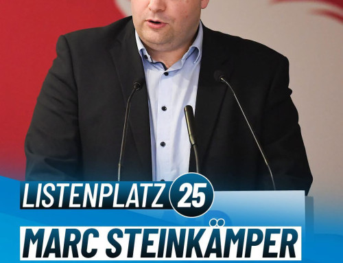 Marc Steinkämper belegt Listenplatz 25