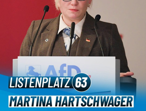 Martina Hartschwager belegt Listenplatz 63