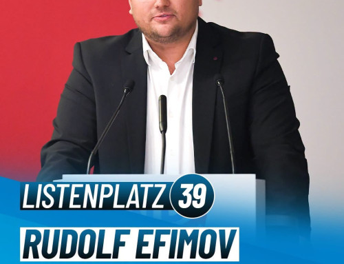 Rudolf Efimov belegt Listenplatz 39